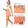 imageLittle Donkey Andy Womens Pleated Tennis Skirts Athletic Golf Skorts High Waisted Casual Workout Sports Running SkirtsAcopper Tan