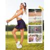 imageLittle Donkey Andy Womens Pleated Tennis Skirts Athletic Golf Skorts High Waisted Casual Workout Sports Running SkirtsAdark Purple