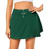 imageLittle Donkey Andy Womens Pleated Tennis Skirts Athletic Golf Skorts High Waisted Casual Workout Sports Running SkirtsAevergreen