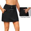 imageLittle Donkey Andy Womens Pleated Tennis Skirts Athletic Golf Skorts High Waisted Casual Workout Sports Running SkirtsBblack