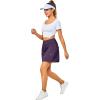 imageLittle Donkey Andy Womens Pleated Tennis Skirts Athletic Golf Skorts High Waisted Casual Workout Sports Running SkirtsBdark Purple