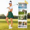 imageLittle Donkey Andy Womens Pleated Tennis Skirts Athletic Golf Skorts High Waisted Casual Workout Sports Running SkirtsBgalapagos Green