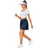imageLittle Donkey Andy Womens Pleated Tennis Skirts Athletic Golf Skorts High Waisted Casual Workout Sports Running SkirtsBnavy Blue