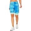 imageLittle Donkey Andy Womens Quick Dry Board Shorts 9quot Lightweight Stretch Swim Beach Shorts with Liner and PocketsAlgiers Blue Tie Dye
