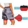 imageLittle Donkey Andy Womens Quick Dry Board Shorts 9quot Lightweight Stretch Swim Beach Shorts with Liner and PocketsBlack Tie Dye