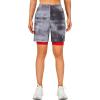 imageLittle Donkey Andy Womens Quick Dry Board Shorts 9quot Lightweight Stretch Swim Beach Shorts with Liner and PocketsBlack Tie Dye