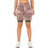 imageLittle Donkey Andy Womens Quick Dry Board Shorts 9quot Lightweight Stretch Swim Beach Shorts with Liner and PocketsKhaki Tie Dye