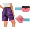 imageLittle Donkey Andy Womens Quick Dry Board Shorts 9quot Lightweight Stretch Swim Beach Shorts with Liner and PocketsWillowherb Tie Dye