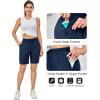 imageLittle Donkey Andy Womens Quick Dry Cool Running Shorts Stretch Lightweight Jogger Athletic Hiking Capri PantAblue
