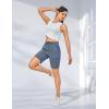 imageLittle Donkey Andy Womens Quick Dry Cool Running Shorts Stretch Lightweight Jogger Athletic Hiking Capri PantAgrey
