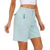 imageLittle Donkey Andy Womens Quick Dry Shorts Hiking Camping GALF Silver Sage Size XLBlue