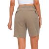 imageLittle Donkey Andy Womens Quick Dry Shorts Hiking Camping GALF Silver Sage Size XLKhaki Heather