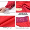 imageLittle Donkey Andy Womens QuickDry Running Shorts High Waist Stretch Workout Hiking Bicycle Athletic Shorts with LinerA4builtin Boxer Red