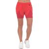 imageLittle Donkey Andy Womens QuickDry Running Shorts High Waist Stretch Workout Hiking Bicycle Athletic Shorts with LinerA4builtin Boxer Red