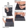 imageLittle Donkey Andy Womens QuickDry Running Shorts High Waist Stretch Workout Hiking Bicycle Athletic Shorts with LinerB3builtin Boxer Gray