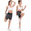 imageLittle Donkey Andy Womens QuickDry Running Shorts High Waist Stretch Workout Hiking Bicycle Athletic Shorts with LinerB3builtin Boxer Gray