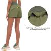 imageLittle Donkey Andy Womens QuickDry Running Shorts High Waist Stretch Workout Hiking Bicycle Athletic Shorts with LinerB6builtin Boxer Sage