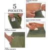 imageLittle Donkey Andy Womens QuickDry Running Shorts High Waist Stretch Workout Hiking Bicycle Athletic Shorts with LinerB6builtin Boxer Sage