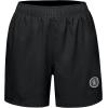 imageLittle Donkey Andy Womens QuickDry Running Shorts High Waist Stretch Workout Hiking Bicycle Athletic Shorts with LinerC1builtin Brief Black