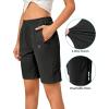 imageLittle Donkey Andy Womens Stretch Hiking Shorts Quick Dry Lightweight Athletic Shorts for Running GolfBlack