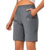 imageLittle Donkey Andy Womens Stretch Hiking Shorts Quick Dry Lightweight Athletic Shorts for Running GolfGrey
