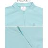 imageLittle Donkey Andy Womens UPF50 Shirts 14 Zip Long Sleeve Pullover Quick Dry Lightweight Golf Hiking Tops Rash GuardBlue