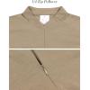 imageLittle Donkey Andy Womens UPF50 Shirts 14 Zip Long Sleeve Pullover Quick Dry Lightweight Golf Hiking Tops Rash GuardDark Khaki