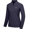 imageLittle Donkey Andy Womens UPF50 Shirts 14 Zip Long Sleeve Pullover Quick Dry Lightweight Golf Hiking Tops Rash GuardPurple