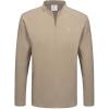 imageLittle Donkey Andy Mens Lightweight Quarter Zip PulloverUPF 50 Long Sleeve Athletic Shirts for Outdoor Running GolfVintage Khaki
