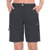 imageLittle Donkey Andy Womens 9 Inch Inseam Golf Shorts Lightweight Quick Dry Hiking Shorts Zippered Pockets
