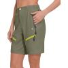 imageLittle Donkey Andy Womens 9 Inch Inseam Quick Dry Stretch Lightweight Cargo Shorts for Hiking Travel GolfSage