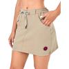 imageLittle Donkey Andy Womens Athletic Golf Tennis Skort 16 Inches Buildin Shorts Sports Skirt with PocketsKhaki