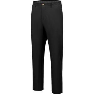 imageLittle Donkey Andy Mens Golf Pants Stretch Quick Dry Work Casual Travel Pants for Men with PocketsAblack