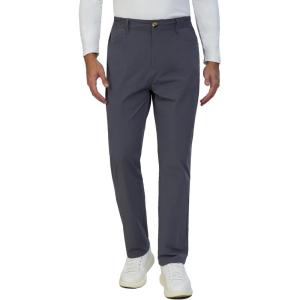 imageLittle Donkey Andy Mens Golf Pants Stretch Quick Dry Work Casual Travel Pants for Men with PocketsBgrey