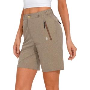 imageLittle Donkey Andy Womens Quick Dry Shorts Hiking Camping GALF Silver Sage Size XLKhaki Heather