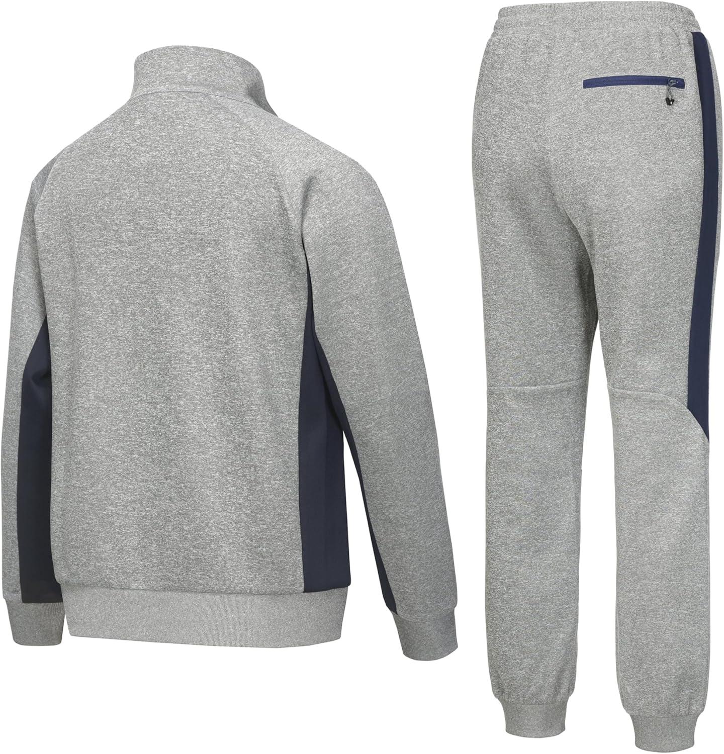 imageLittle Donkey Andy Boys Quick Dry Tracksuits Stretch Durable Sweet Suit for Boys Breathable Boys ActivewearLight Grey