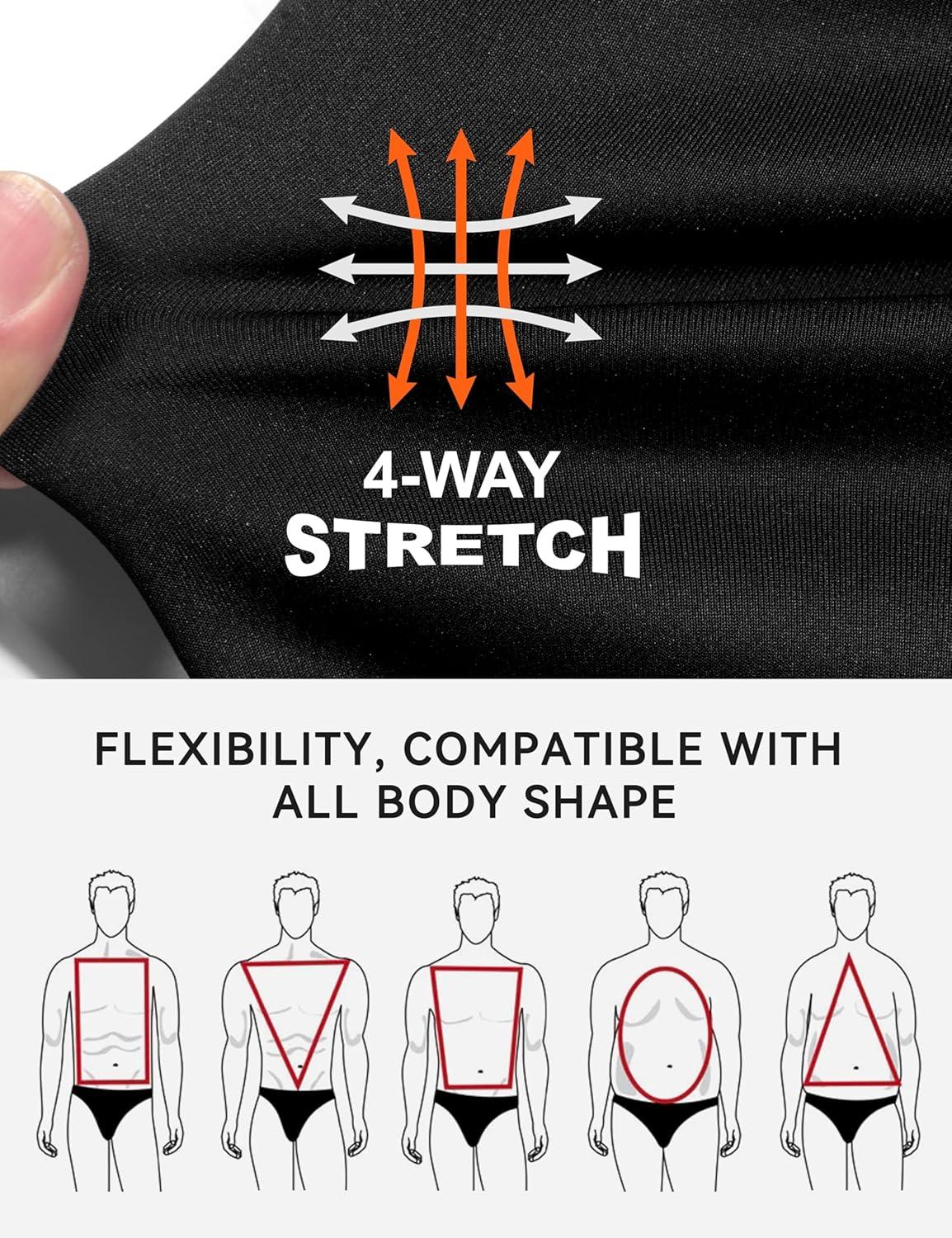 imageLittle Donkey Andy Quick Dry Mens Track Suits 2 Piece Set Stretch Durable Jogging Suit for Men Breathable SweatsuitsRaglanblack