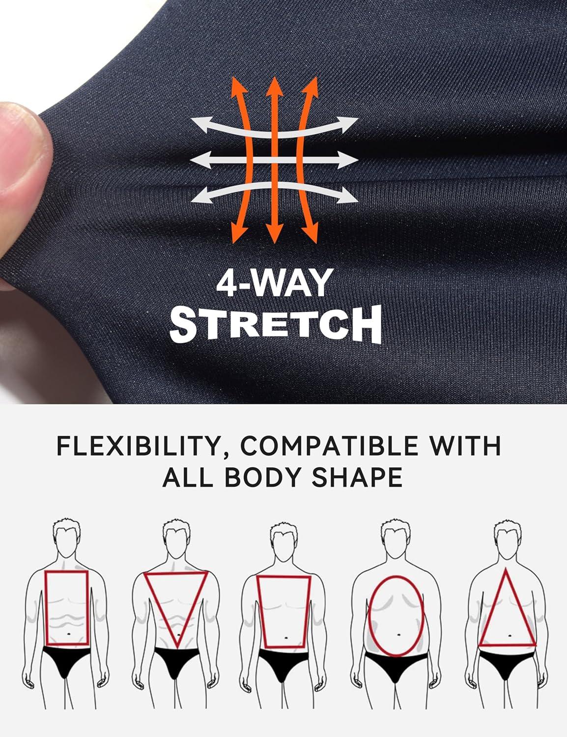 imageLittle Donkey Andy Quick Dry Mens Track Suits 2 Piece Set Stretch Durable Jogging Suit for Men Breathable SweatsuitsRaglannavy