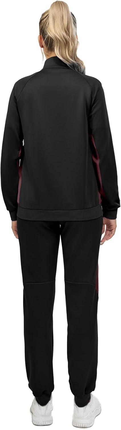 imageLittle Donkey Andy Quick Dry Track Suits for Women Set Stretch Breathable Womens Sweatsuit Outfits Durable Lounge SetRaglanblack
