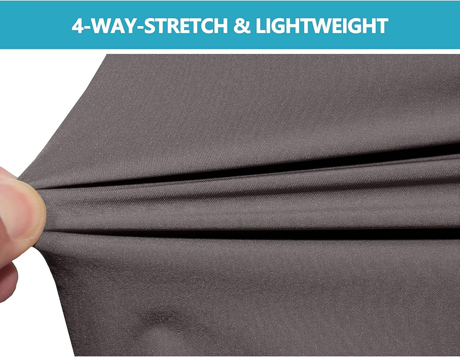 imageLittle Donkey Andy Womens Quick Dry Capri 34 Hiking Lightweight Stretch WaterResistant Pants Golf CasualGrey