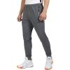 imageLittle Donkey Andy Mens Jogger Pants Sweatpants with Zipper Pockets Tapered Athletic Pants for Men Running Gym WorkoutGrey