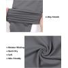 imageLittle Donkey Andy Mens Jogger Pants Sweatpants with Zipper Pockets Tapered Athletic Pants for Men Running Gym WorkoutGrey