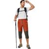 imageLittle Donkey Andy Mens Quick Dry 34 Pants Capri Shorts Lightweight Hiking Running Travel CasualVibrant Orange