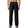 imageLittle Donkey Andy Mens Stretch Convertible Pants ZipOff Lightweight QuickDry Hiking Fishing Travel PantsCapris Black