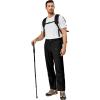 imageLittle Donkey Andy Mens Stretch Convertible Pants ZipOff Lightweight QuickDry Hiking Fishing Travel PantsCapris Black