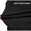 imageLittle Donkey Andy Mens Stretch Convertible Pants ZipOff Lightweight QuickDry Hiking Fishing Travel PantsCapris Black