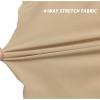 imageLittle Donkey Andy Mens Stretch Convertible Pants ZipOff Lightweight QuickDry Hiking Fishing Travel PantsCapris Khaki