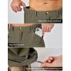 imageLittle Donkey Andy Mens Stretch Convertible Pants ZipOff Lightweight QuickDry Hiking Fishing Travel PantsCapris Laurel Oak