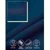 imageLittle Donkey Andy Mens Stretch Convertible Pants ZipOff Lightweight QuickDry Hiking Fishing Travel PantsCapris Navy Blue