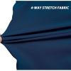 imageLittle Donkey Andy Mens Stretch Convertible Pants ZipOff Lightweight QuickDry Hiking Fishing Travel PantsCapris Navy Blue